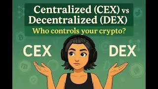 Centralized (CEX) vs Decentralized (DEX) Exchanges Explained | Crypto Beginner