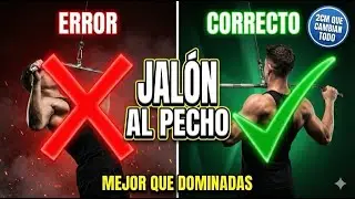 Jalón al Pecho: El Truco de 2cm que Multiplica Tu Activación Dorsal