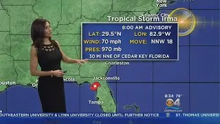 8AM Advisory: Irma Weakens To A Tropical Storm