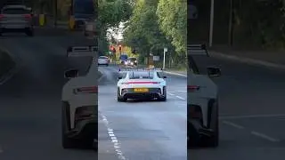 Tomi launch control in his 992 GT3RS the exhaust sounds cool with the acceleration