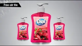 Coreldraw Tutorial | Hand Wash Bottle Label Design in coreldraw || #Graphic House