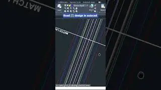 road design in autocad #autocad #cad #road