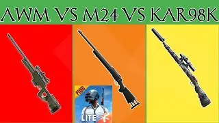 Awm vs m24 vs kar98 in pubg mobile lite | Crazy4games