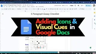Adding Icons or Special Characters in Google Docs