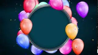 Flying Balloons Celebration Background | Free Stock Video Footage HD 4K