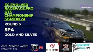 EG EVOLVED RACEFACE.PRO GT3 CHAMPIONSHIP S24 / ROUND 5 / Spa-Francorchamps / Gold and Silver