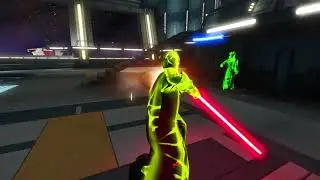 Jedi Academy Enhanced Palpatine EpIII vs Prequel Jedi Masters