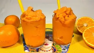 GRANITA  SICILIANA all’arancia senza gelatiera , facile e veloce