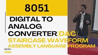 Assembly program to generate staircase signal in 8051 |Staircase wave generation using 8051