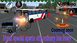 ||Apsrtc city ordinary bus livery ||#apsrtc #bussid #bus 