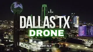 4k Dallas Drone Night Flight! Reunion Tower Dallas!