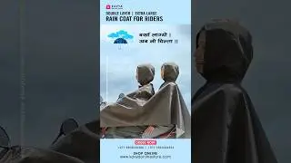 RAIN COAT FOR RIDERS #raincoat #rainingseason