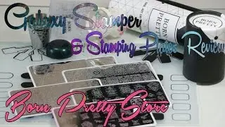 Born Pretty Store| Starry Sky Stamper| Clear Jumbo Stamper| Stamping Plates| Review