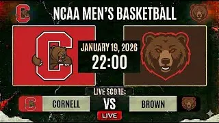 🔴 LIVE: Cornell at Brown | NCAA Men's Basketball Scoreboard | Ivy League Matchup | Jan 19
