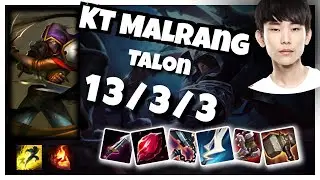 Malrang Talon vs Renekton 10.25 Top Lane S11 Challenger Gameplay (13/3/3) - KOREAN
