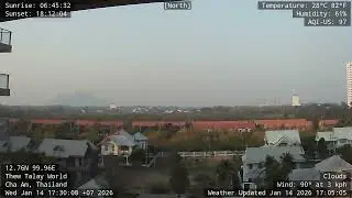 Cha Am Mountain Time Lapse Video 20260115