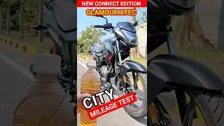Mileage Test | Glamour Xtec Connect Edition| #shorts #short #shortsfeed #hero #glamour #mileage #new