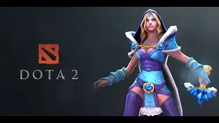 Dota 2 Crystal Maiden HardSupport Rank Play ( RAMPAGE in This Video  )