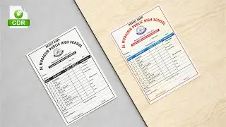 School Result Card | Degree Template | Free CDR | Graphics Inn