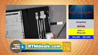 RightThisMinute - ChargeBook Notebook Organizer With Wireless Charging
