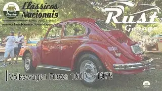 Volkswagen Fusca 1600 - 1975 Placa Preta Carro Original Rar&iacute;ssimo - Rust Garage