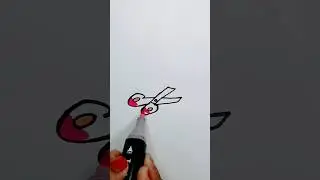 How to draw ✂️ Scissors #art #youtubeshorts #dibueducationarts