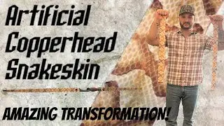 From Plain to Primal: Artificial Snakeskin Backing a Longbow|Traditional Archery|Black Hunter Longbo