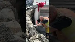 Bau einer Steinmauer in Oberndorf in Tirol