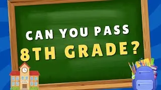 Can You Beat a Middle School Quiz? 🤯 Test Your Brain! | 50 General Knowledge Questions.