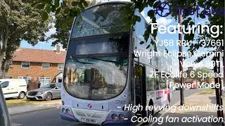 B9 BEAST! Featuring First Leeds' YJ58 RRU 37661 - Volvo B9TL Eclipse Gemini