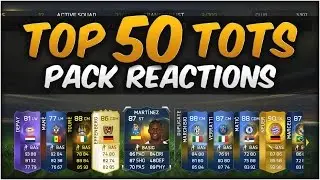 TOP 50 TOTS PACK REACTIONS! FT. TOTS MC, PURPLE HEROES & MESSI IN A PACK!!! - FIFA 15