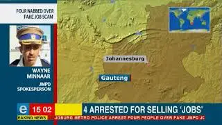 Four arrested for selling JMPD 'jobs'