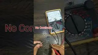 How to check transistor with analog multimeter #shorts