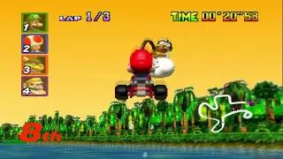 Evolution of Lakitu Rescues in Mario Kart (Reversed)