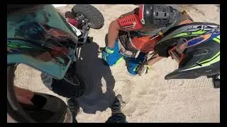 Rocky Moran Jr. Shreds Sand Washes on Suzuki LTR 450