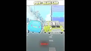 That One Blue Car💀🔥 #shorts #mrbean #viral