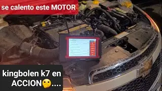 13 chevy cruze se CALENTO escaner kingbolen k7  en accion.