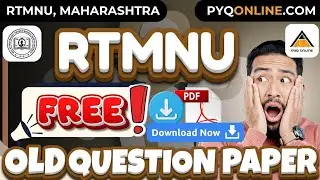 RTMNU free previous year question paper download l rtmnuonline