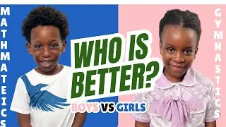 Girls vs Boys Challenge! 🤯 Maths, Singing & Gymnastics Battle