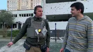 Petr Pojman interview with the witness of the rocket attack on the kindergarten. Kharkiv, 2022-09-09