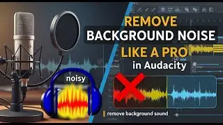 Easily Remove Background Noise LIKE A PRO in Audacity