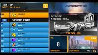 Asphalt 8: Falcon F7 Cup - Dubai reverse or something i dont remember the name track