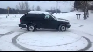 GMC JIMMY SNOW DRIFTING
