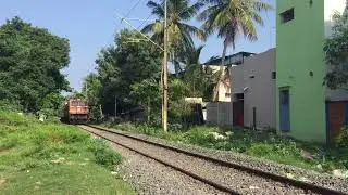 Track Cum Inspection Car with AJJ Thunderbolt WAP4