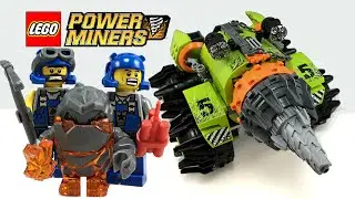 LEGO Power Miners Thunder Driller review! 2009 set 8960!