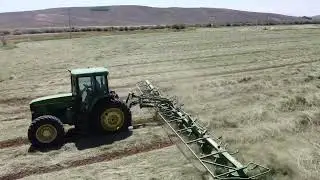 Tedding North Park grass with the new Krone Vendro C1340 Tedder