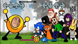 FNF New Nocturnal Protocol Tinky Winky vs Verity In Real Life But Everyone SIng It