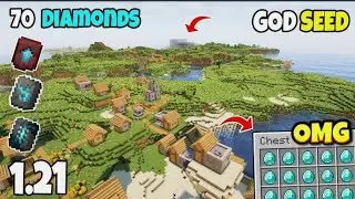 Best Survival (God Seed) For Minecraft 1.21 Bedrock And PE | Seed Minecraft 1.21 | Minecraft Seeds