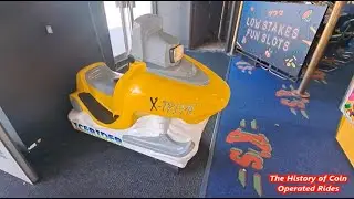 2000s Northern Leisure Coin Operated Snow Mobile Kiddie Ride - Icerider