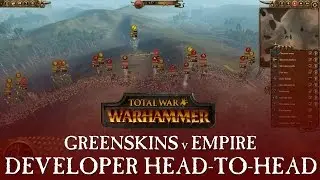 CREATIVE ASSEMBLY FACE OFF 1v1! - Total War: WARHAMMER  - Sam Millen v Dogbert